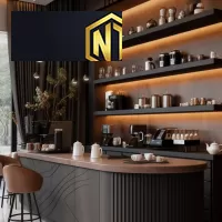 QUẦY BAR CAFE BẰNG GỖ HIỆN ĐẠI GIÁ TỐT LONG THÀNH - QBR06